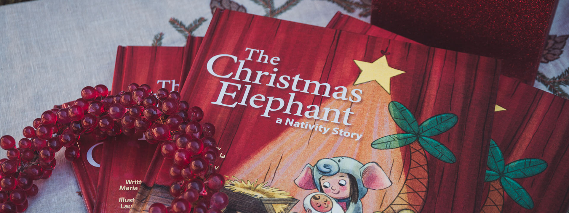 The Christmas Elephant, by Children's Author Maria Antonia, on sale now