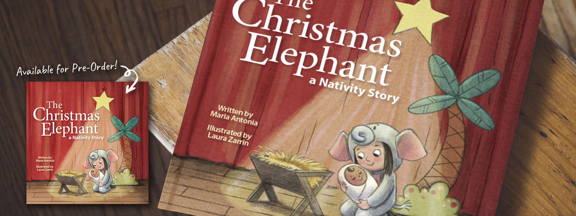 The Christmas Elephant, a picture book by Children's Author Maria Antonia